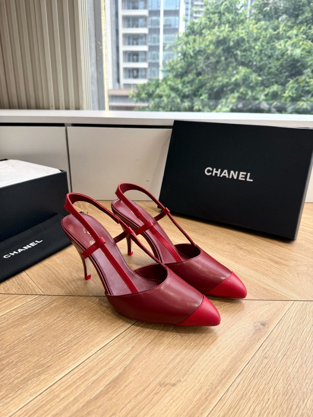 CC 26s Boutique Slingback Burgundy Patent Leather 933117