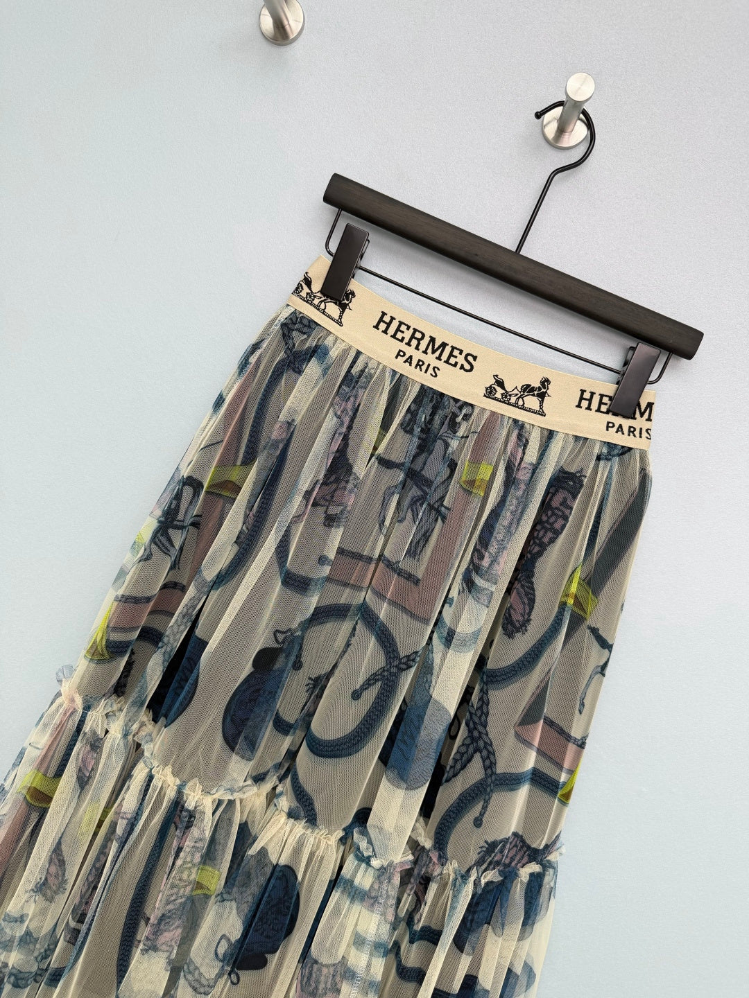 HM 26s Cake Skirt Blue Colorful Mesh 367049