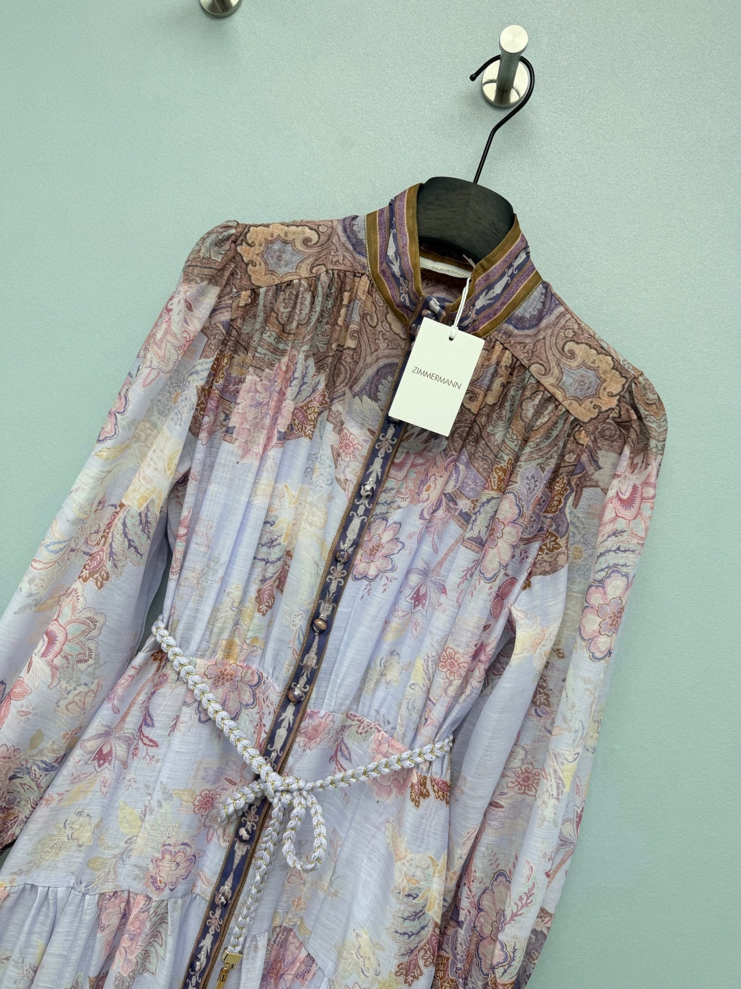 Zimmermann Retro Paisley Print Dress 394335