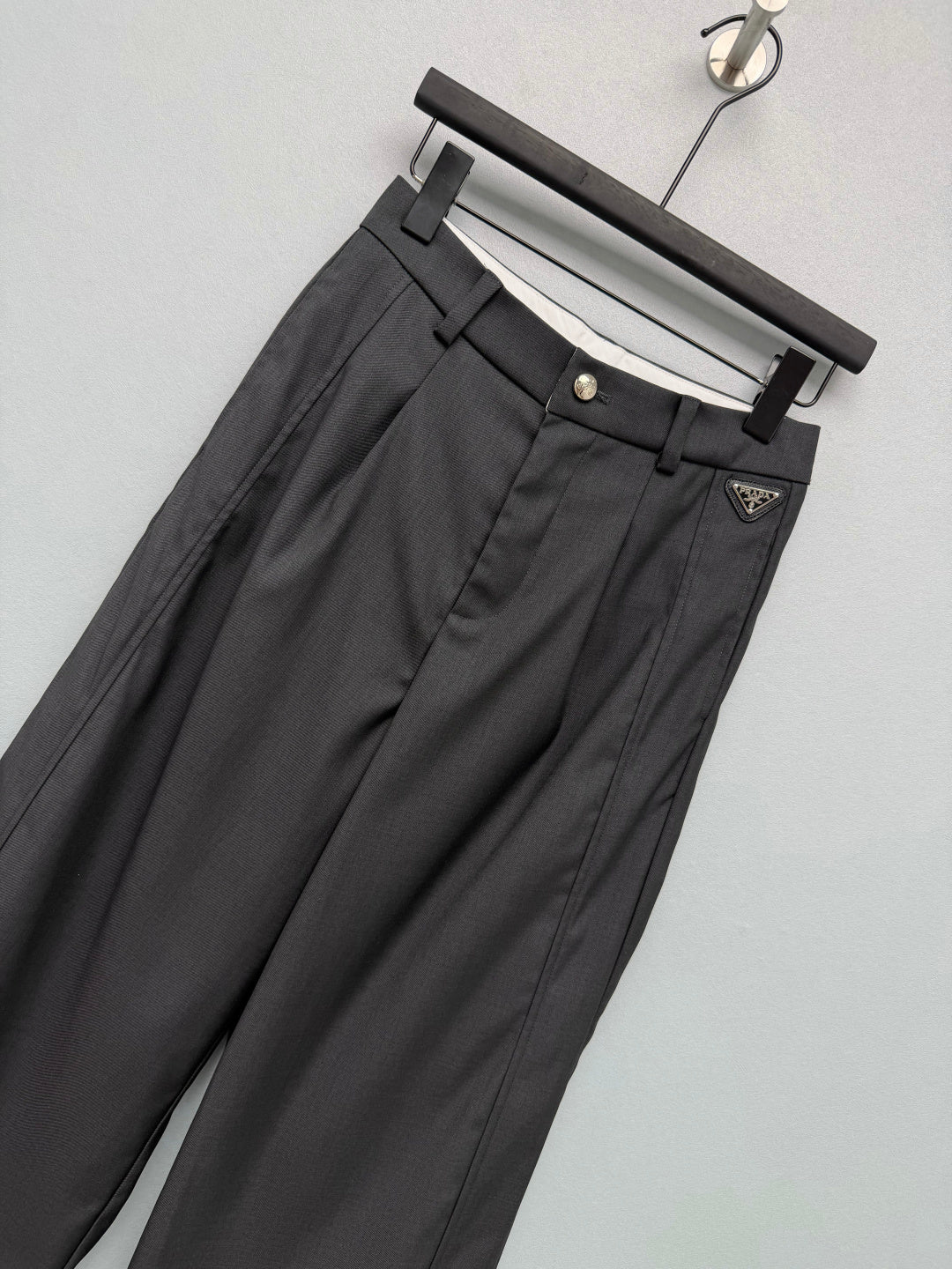 Prada 26s Wide-Leg Suit Trousers 399315