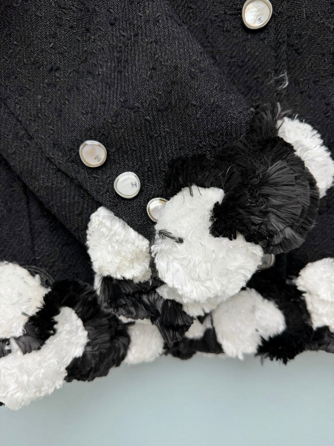 CC 26s Spring Summer 2026 Jacket Black White Cotton