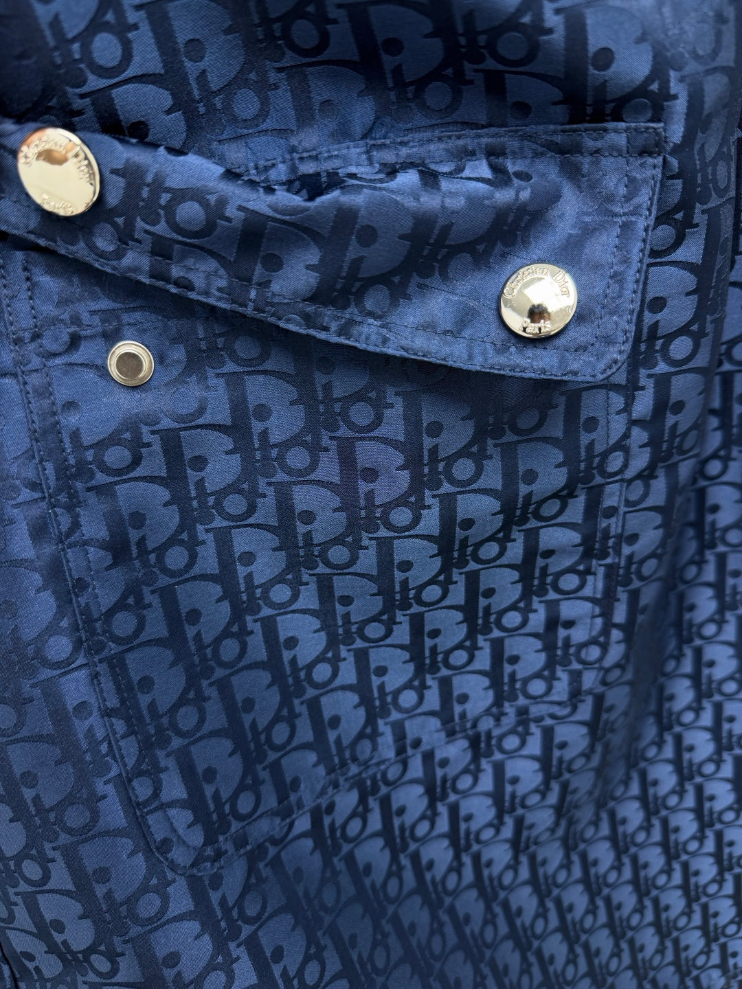 CD 26s Jacquard Fitted Dress Dark Blue Polyester 411640