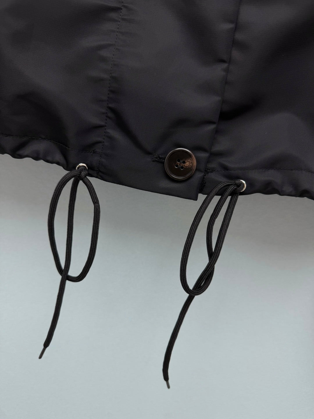 Prada 26s Cropped Blouson Jacket Black Re-Nylon 418786