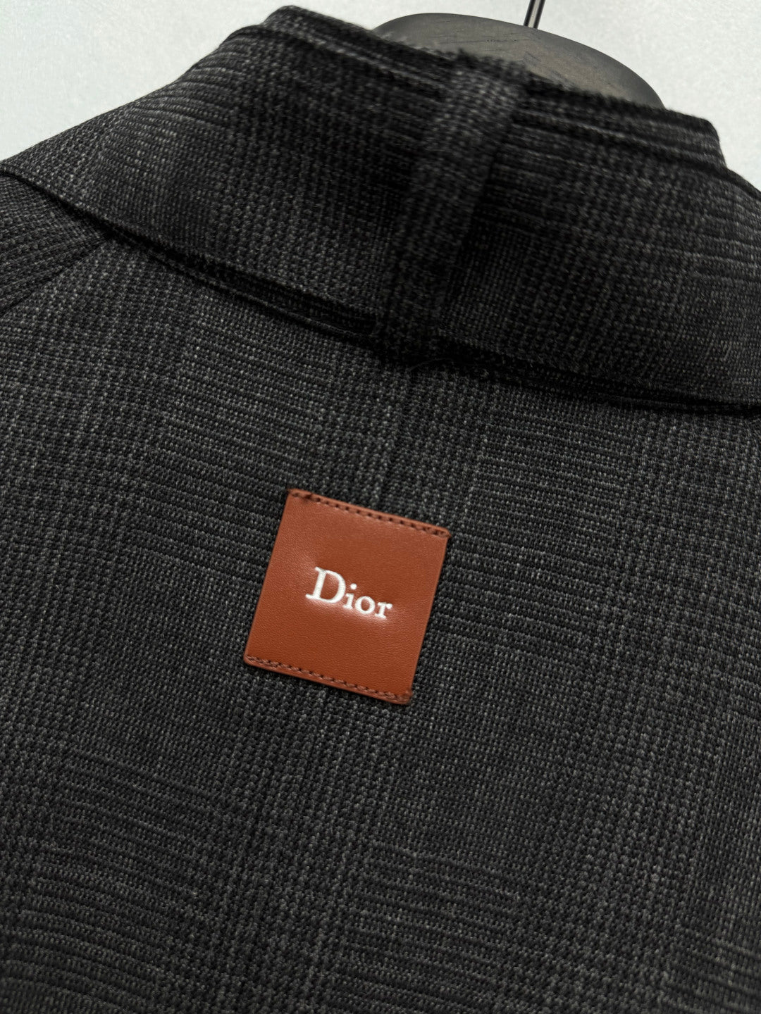 CD 26s Houndstooth Bomber Jacket Grey Wool 418814