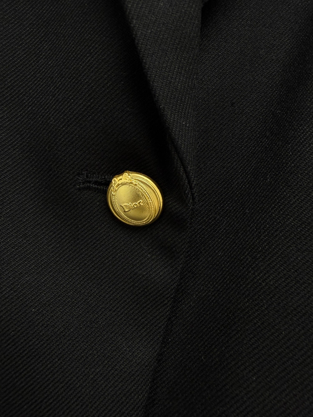 CD 26s Embroidered Casual Blazer Black Wool Polyeste 421380