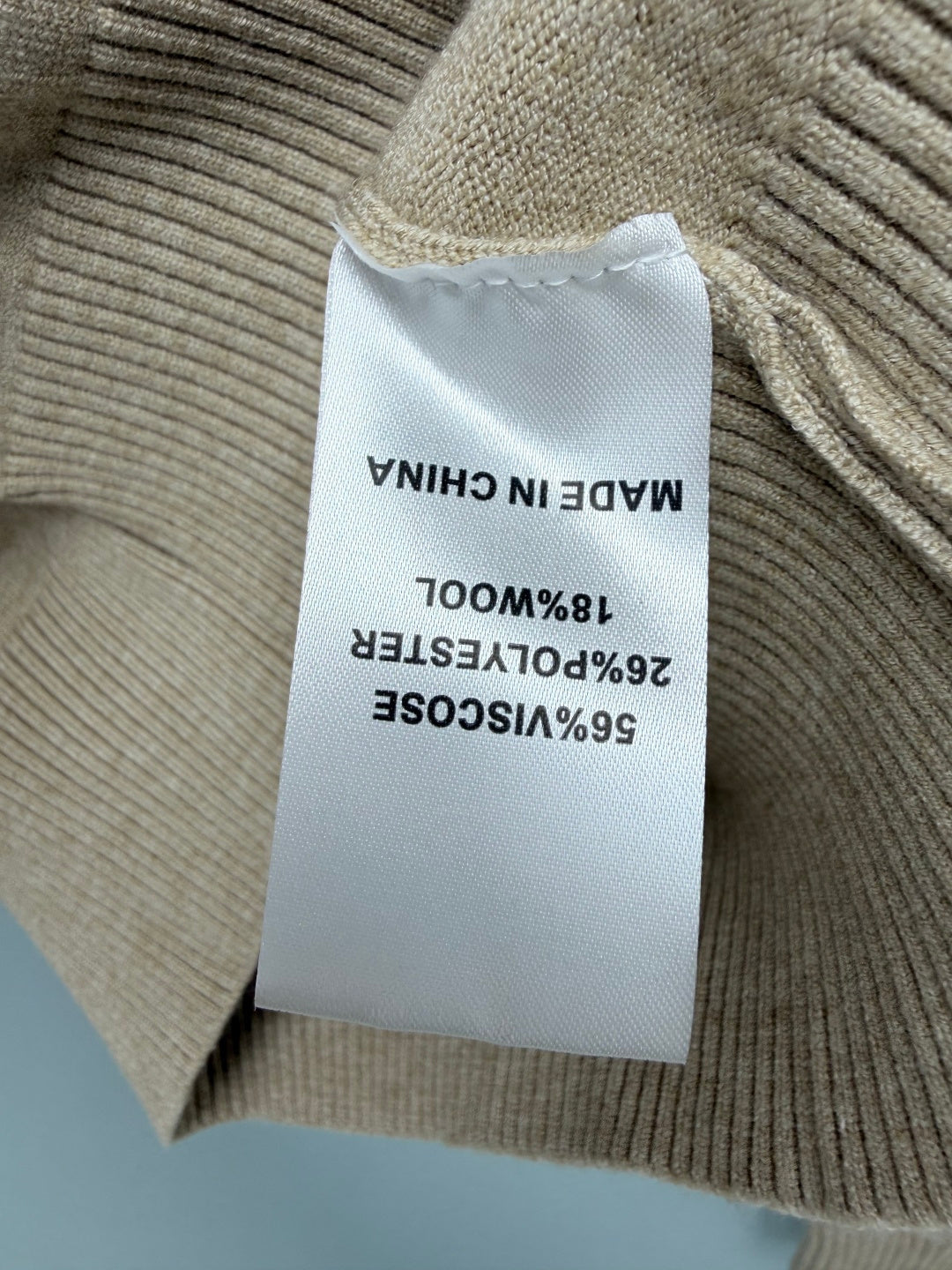 Burberry 26s Cardigan Sweater Beige Stripe Placket Knit 436079