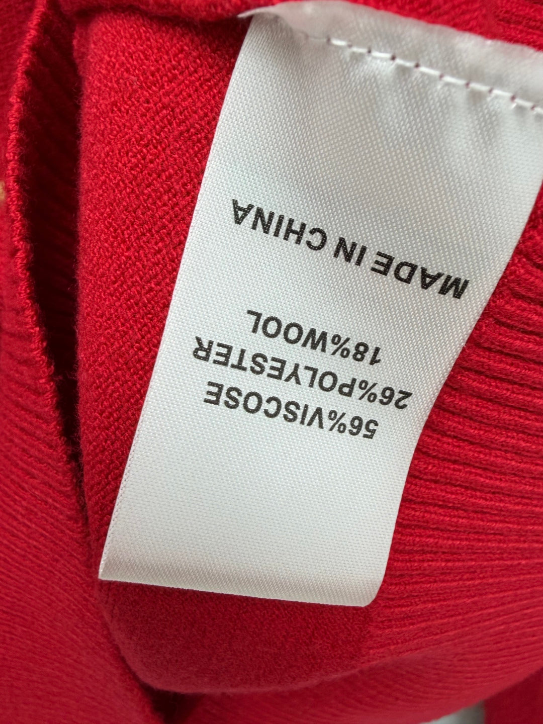 Burberry 26s Cardigan Sweater Red Stripe Placket Knit 436080