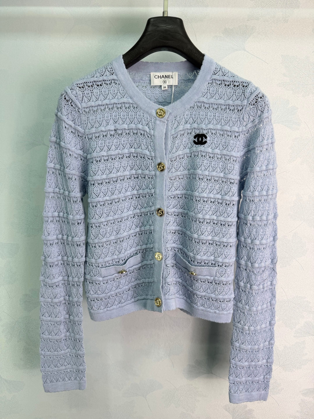 Chanel 26S Openwork Knit Cardigan 449511
