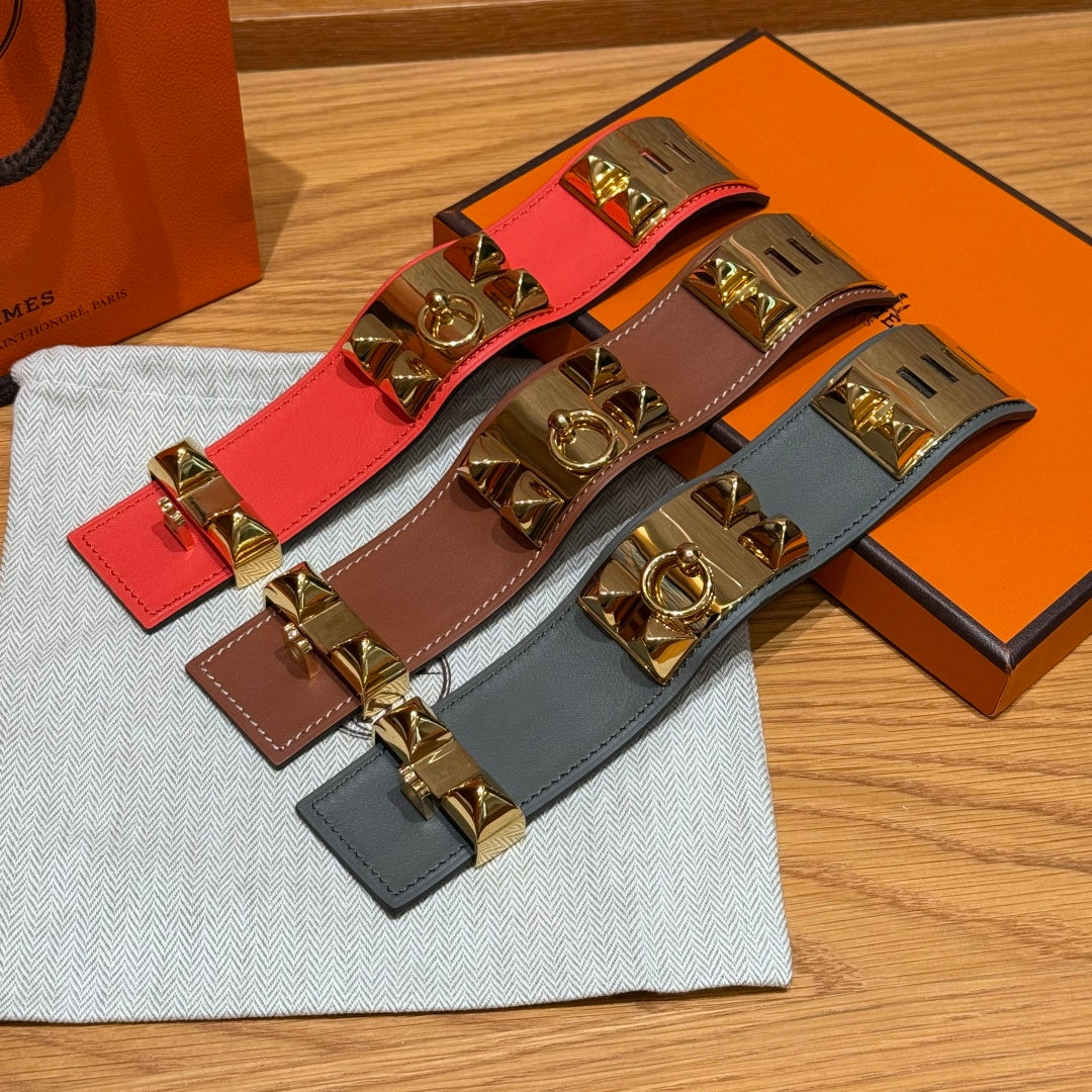 HM Collier De Chien 24 Bracelet Leather 216635