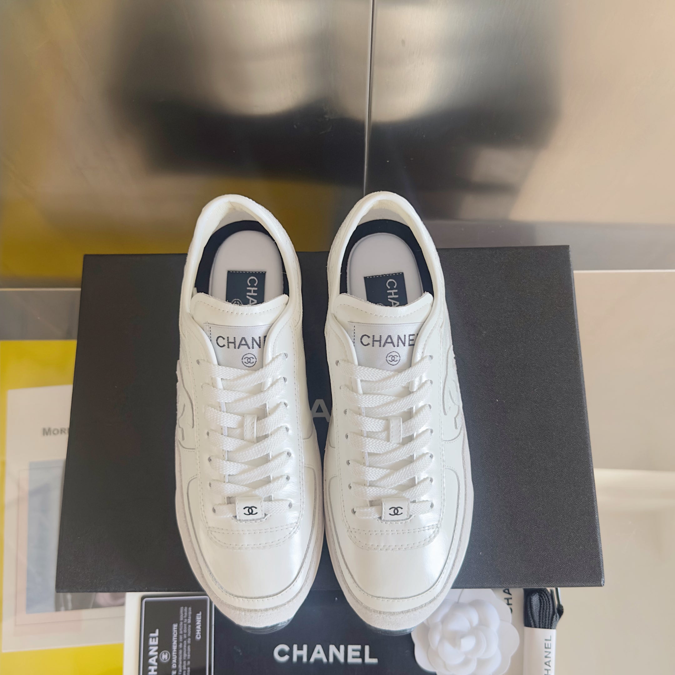 CC 25K British Baseball Shoes White Cowhide 459734