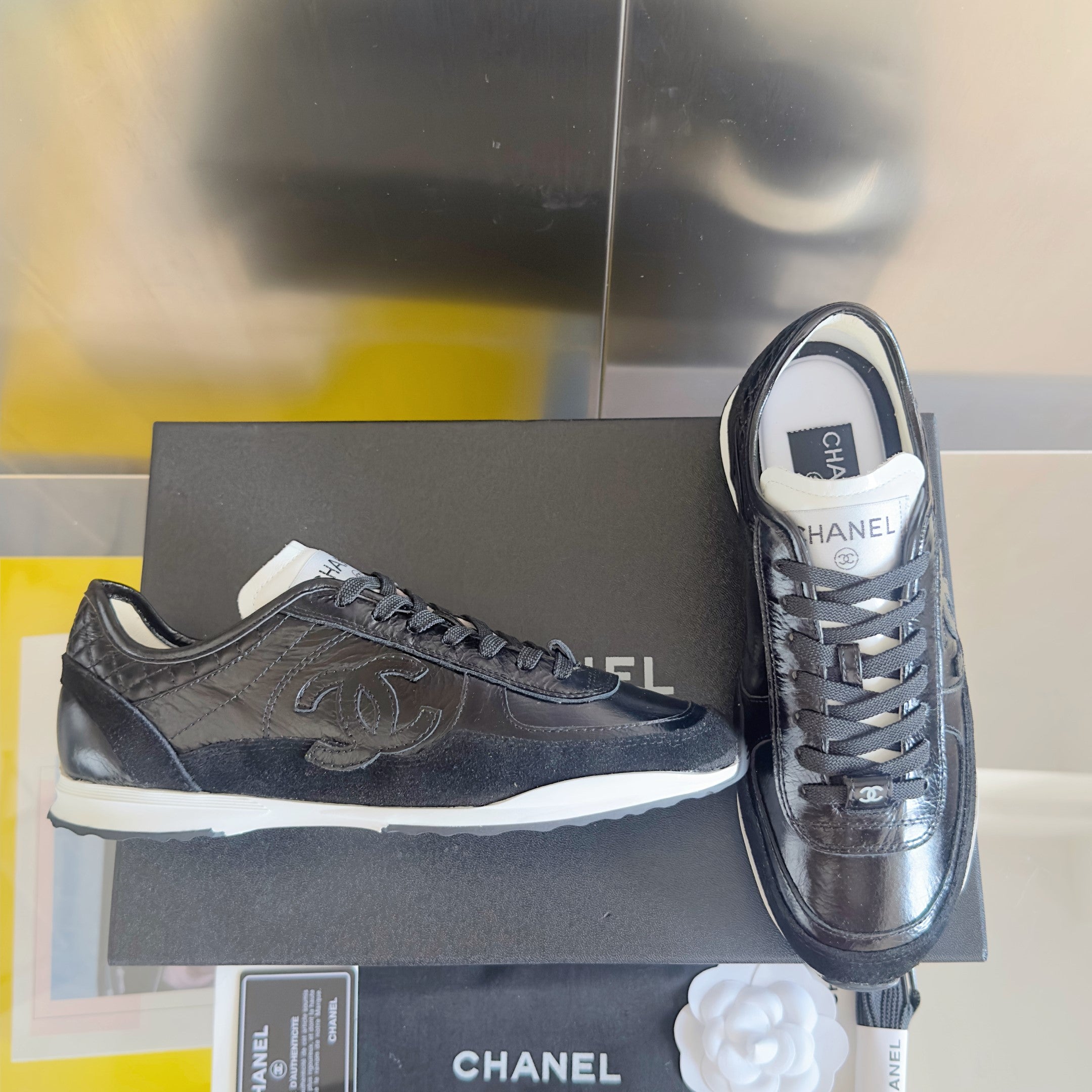 CC 25K British Baseball Shoes Black Cowhide 459735