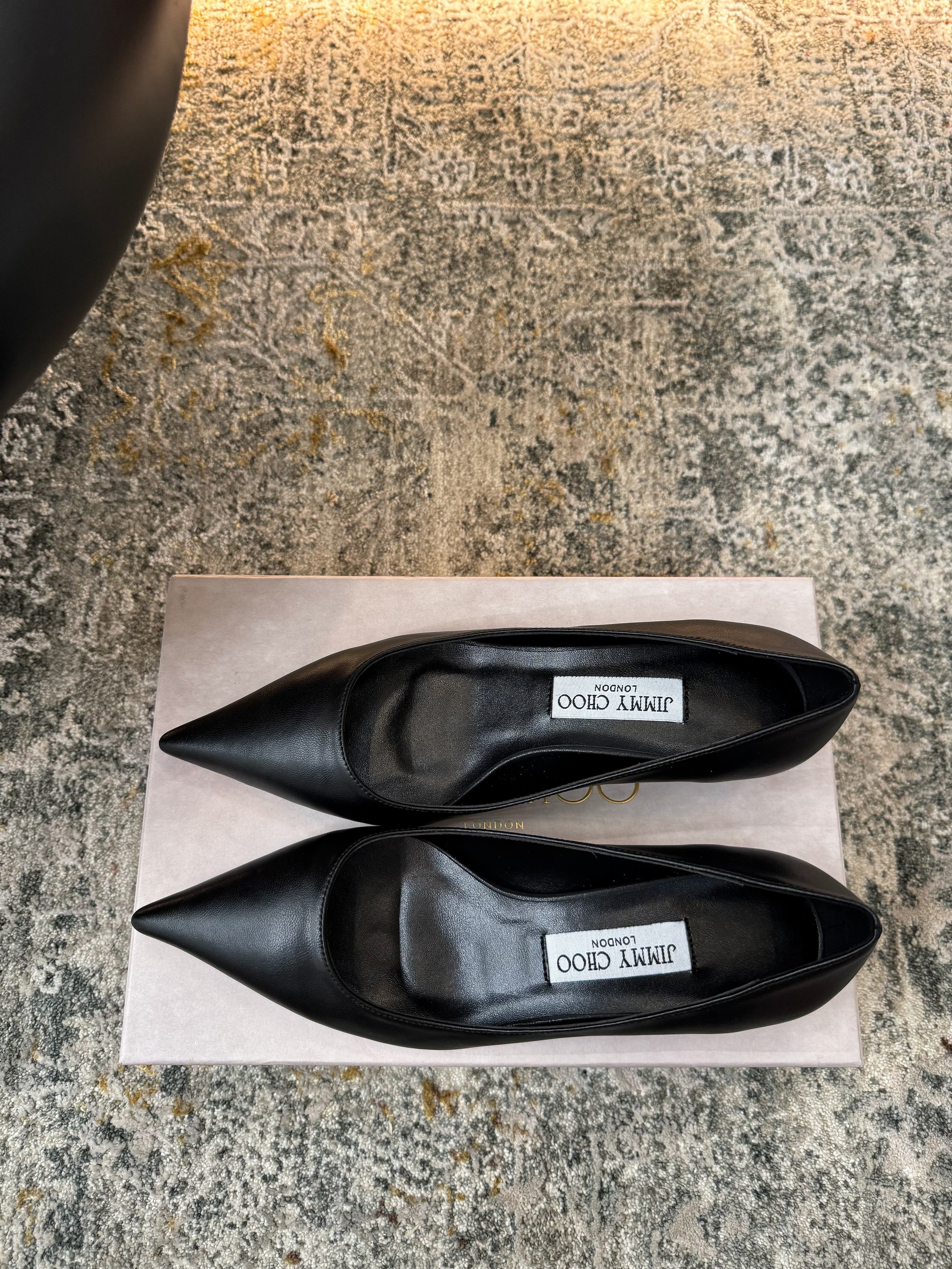 Jimmy Amelia Pumps 35mm Black Sheepskin 430937