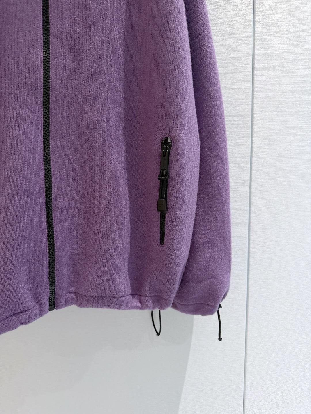 Miu 26s Stand-Collar Coat Purple Cotton 418743