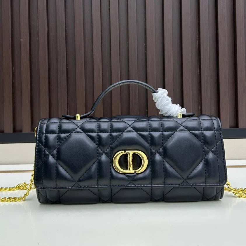 Dior 2026 Miss Caro Top Handle Pouch 24cm Lambskin