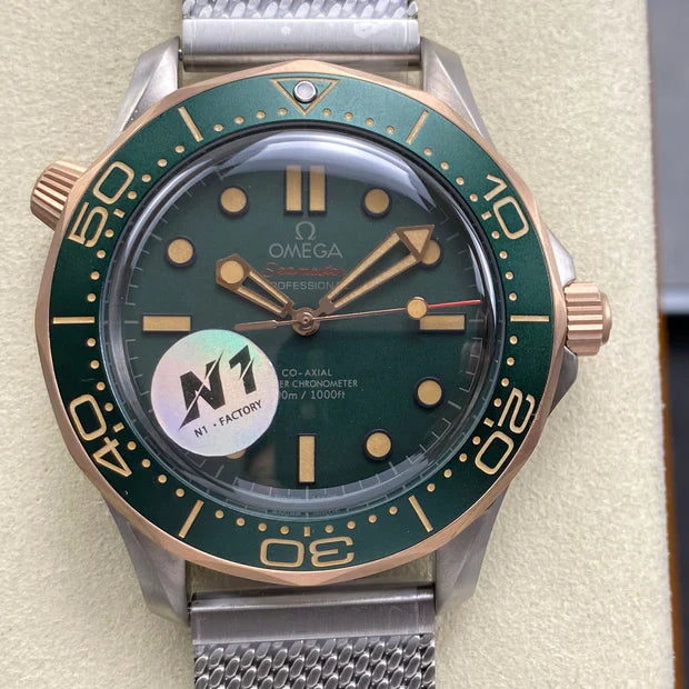 Omega Seamaster Diver 300M 42mm Green Dial Watch
