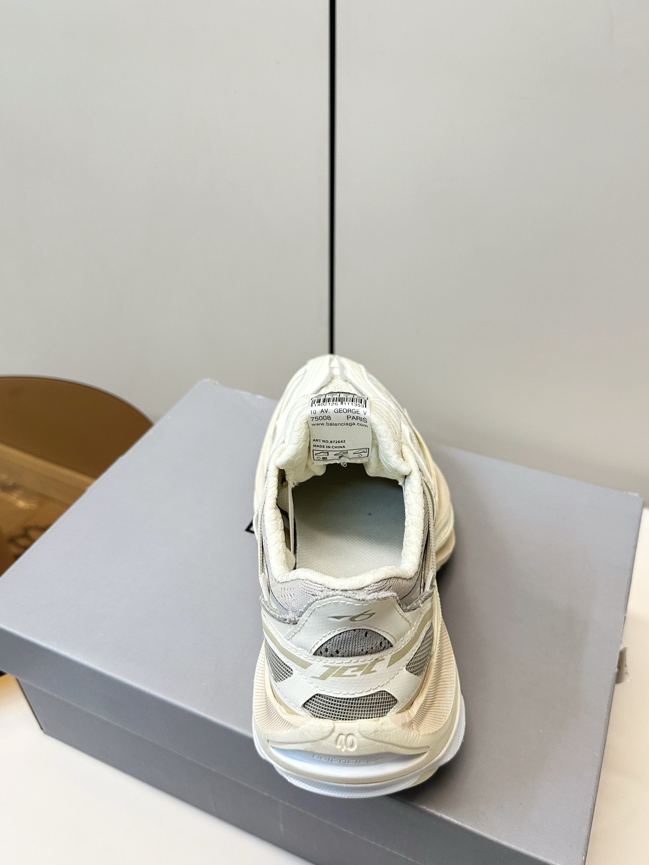 Balenciaga Jet Sneaker Cream TPU Mesh 986305