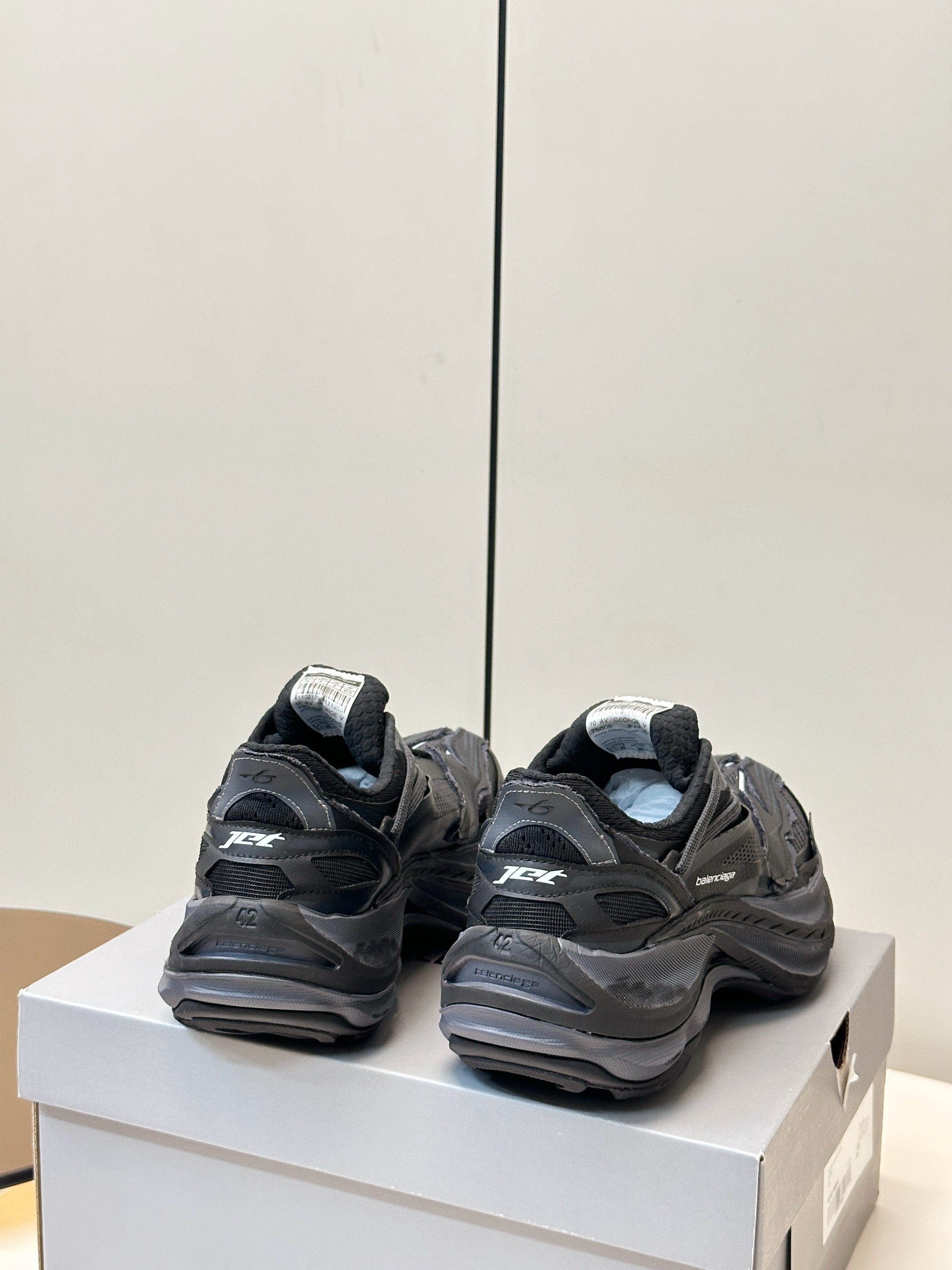 Balenciaga Jet Sneaker Black TPU Mesh 986307