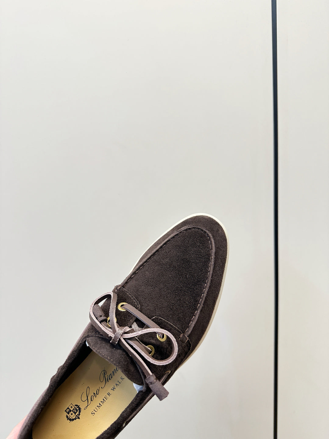 Loro Piana Shoes Sea-Sail Walk Loafer Dark Grey Suede 178085