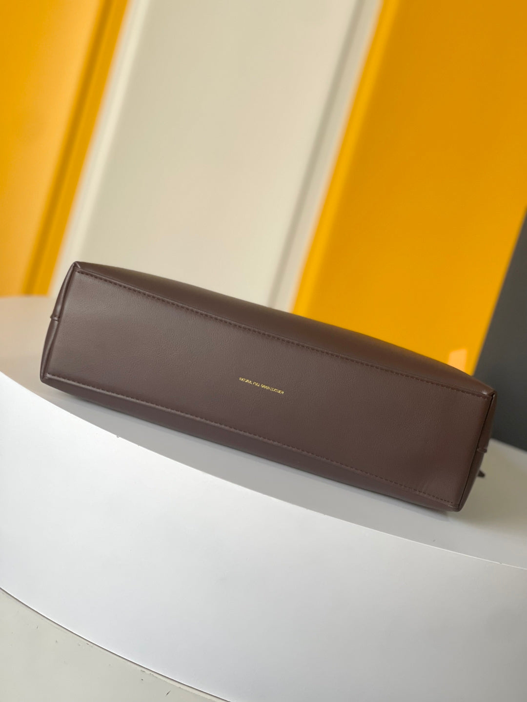 Coach Brooklyn Shoulder Bag 34cm Chocolate Calfskin