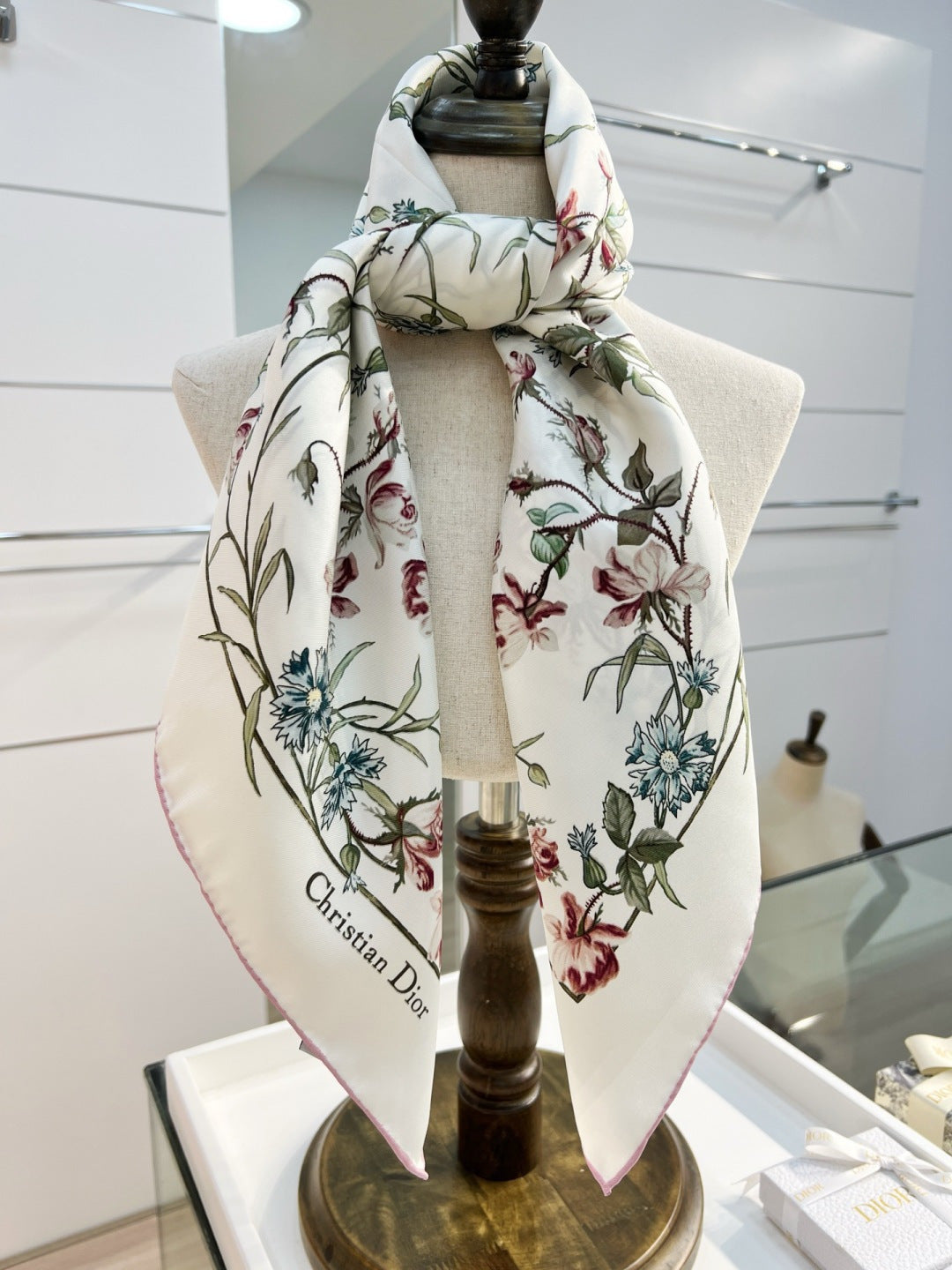 Dior 26s Scarf 90cm In Silk 274729