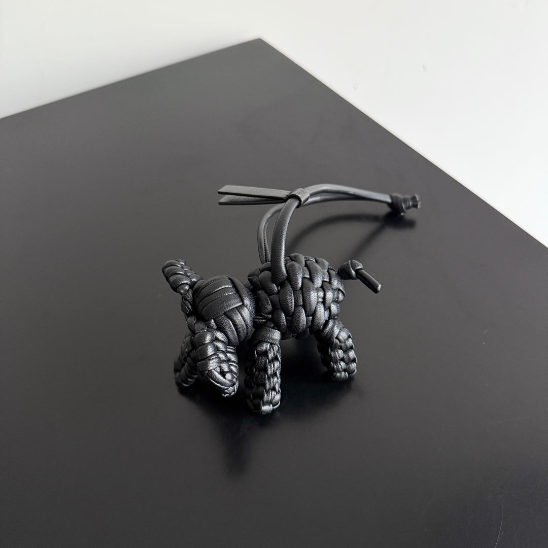 BV 25 Elephant Charm Black leather