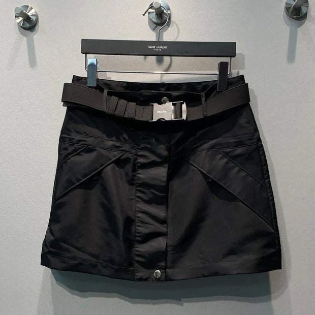 Prada 2026 Mini Skirt Black Polyester 395935