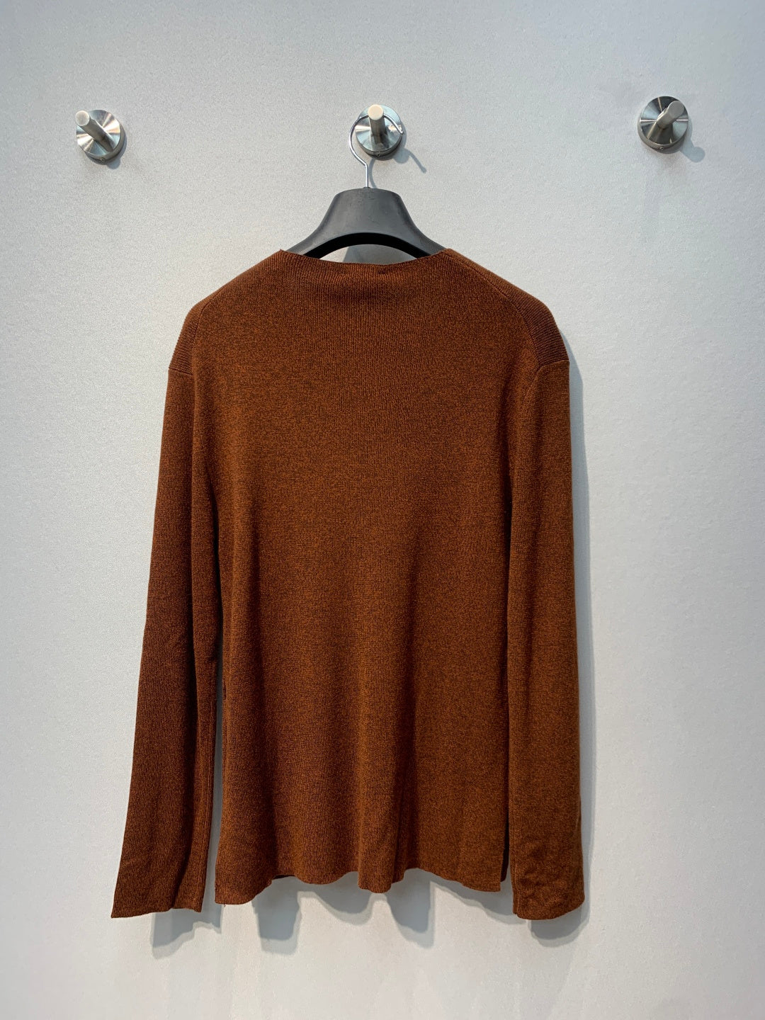 CC 26s Tie-front Knit Cardigan Dark Brown Wool 421208