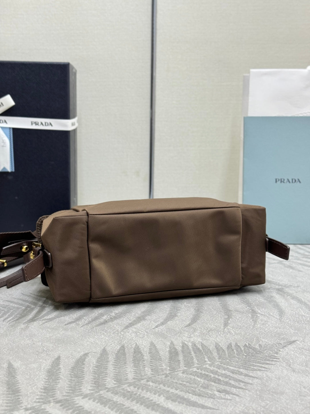 Prada 26s Small Explore Khaki Re-Nylon 144441