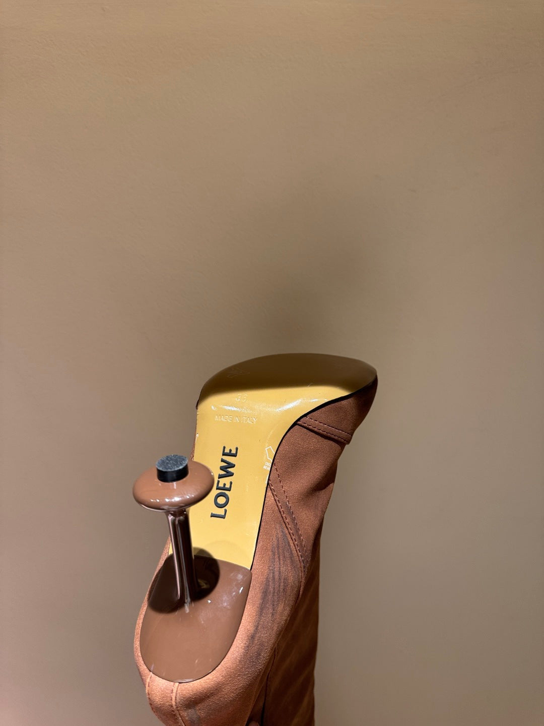 Loewe Toy Over Boots Brown Suede 524996