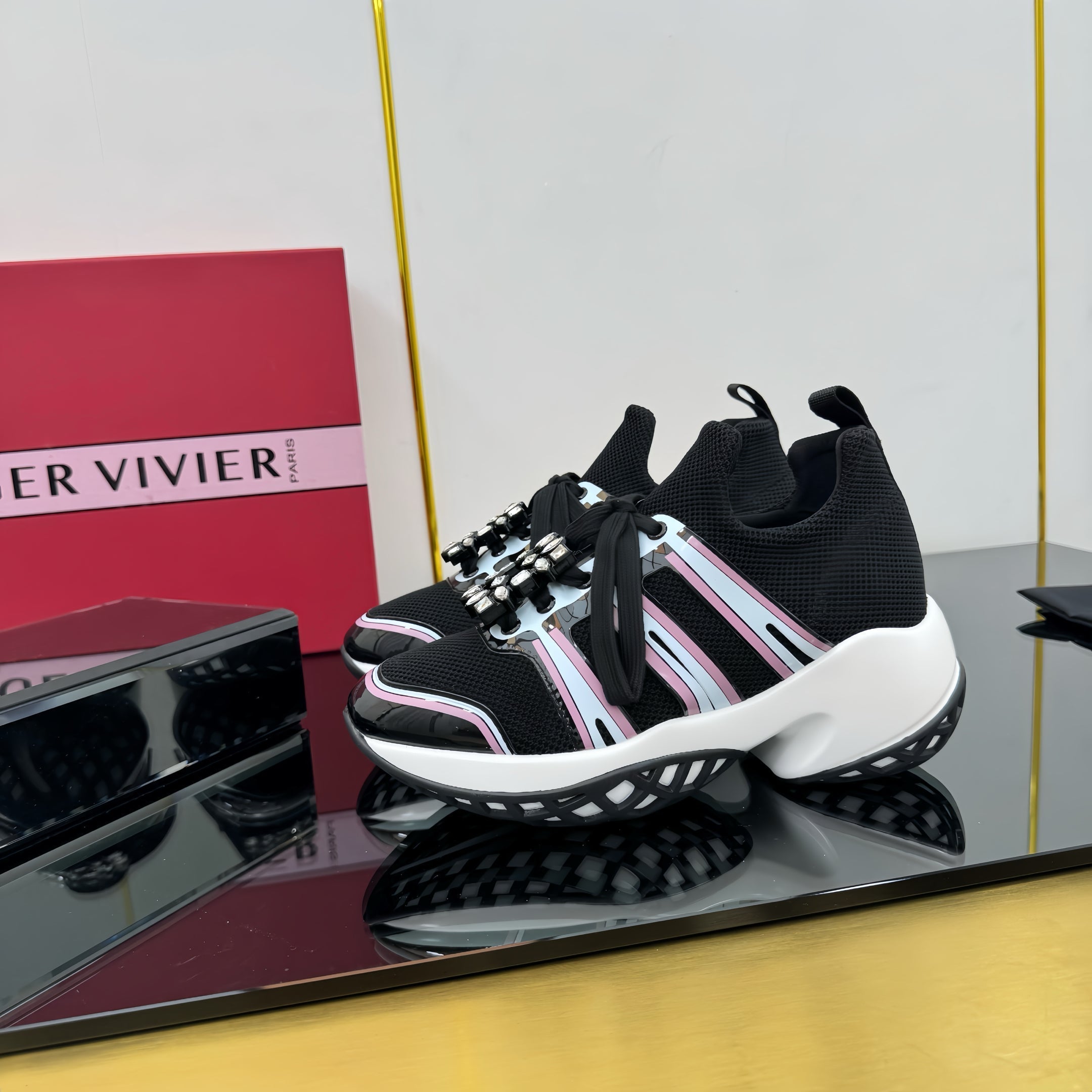 Viv 25 Motor Sneaker Black Special Mesh 250502