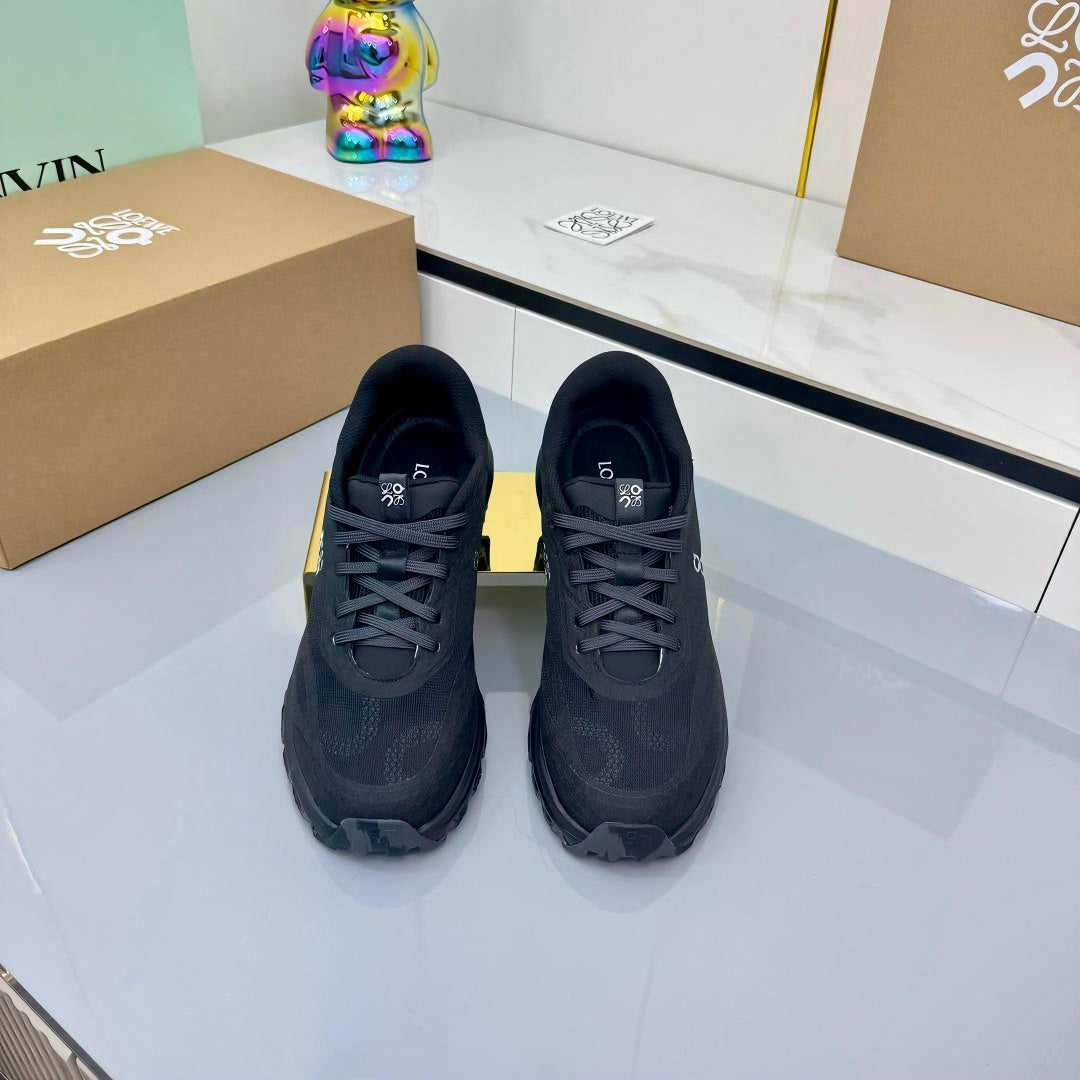 Loewe 26s Running Sneakers In Black Mesh