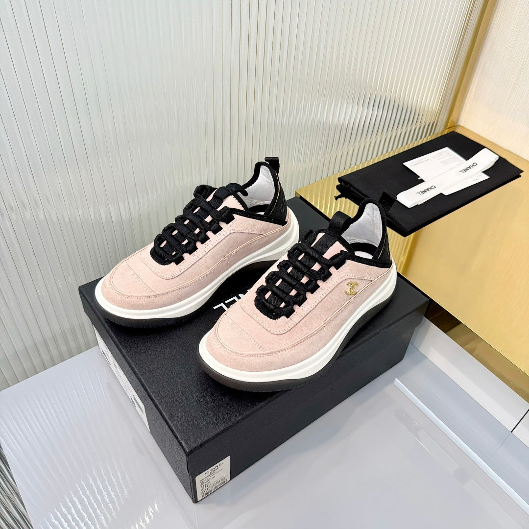 CC 26s Casual Sneakers Light Pink Suede 928038