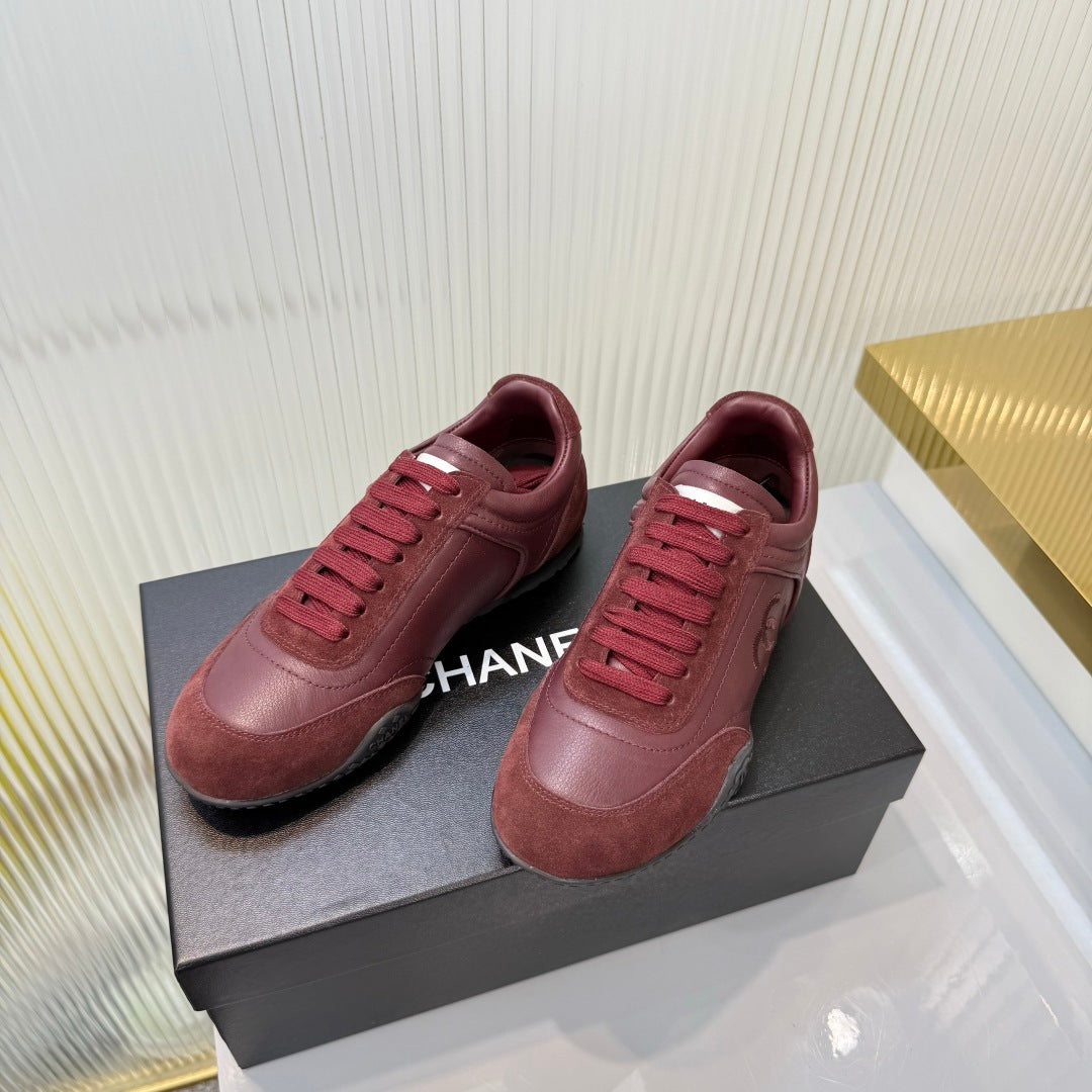 CC 26s Cruise Trainer Burgundy Suede Sheepskin 962211