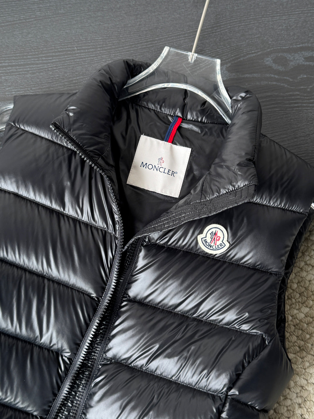 Moncler 26s Ghany Gilet Vest Black Down 427016