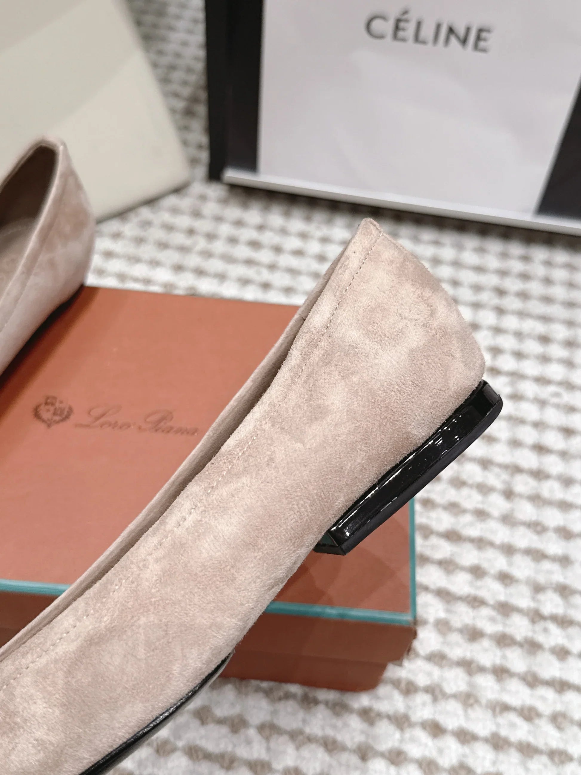Loro Piana 2026 Bow Ballet Flat Suede 930997