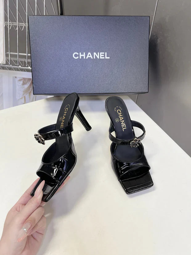 Channel 2026 Mule 70mm Embossing And Suede Calfskin 895349