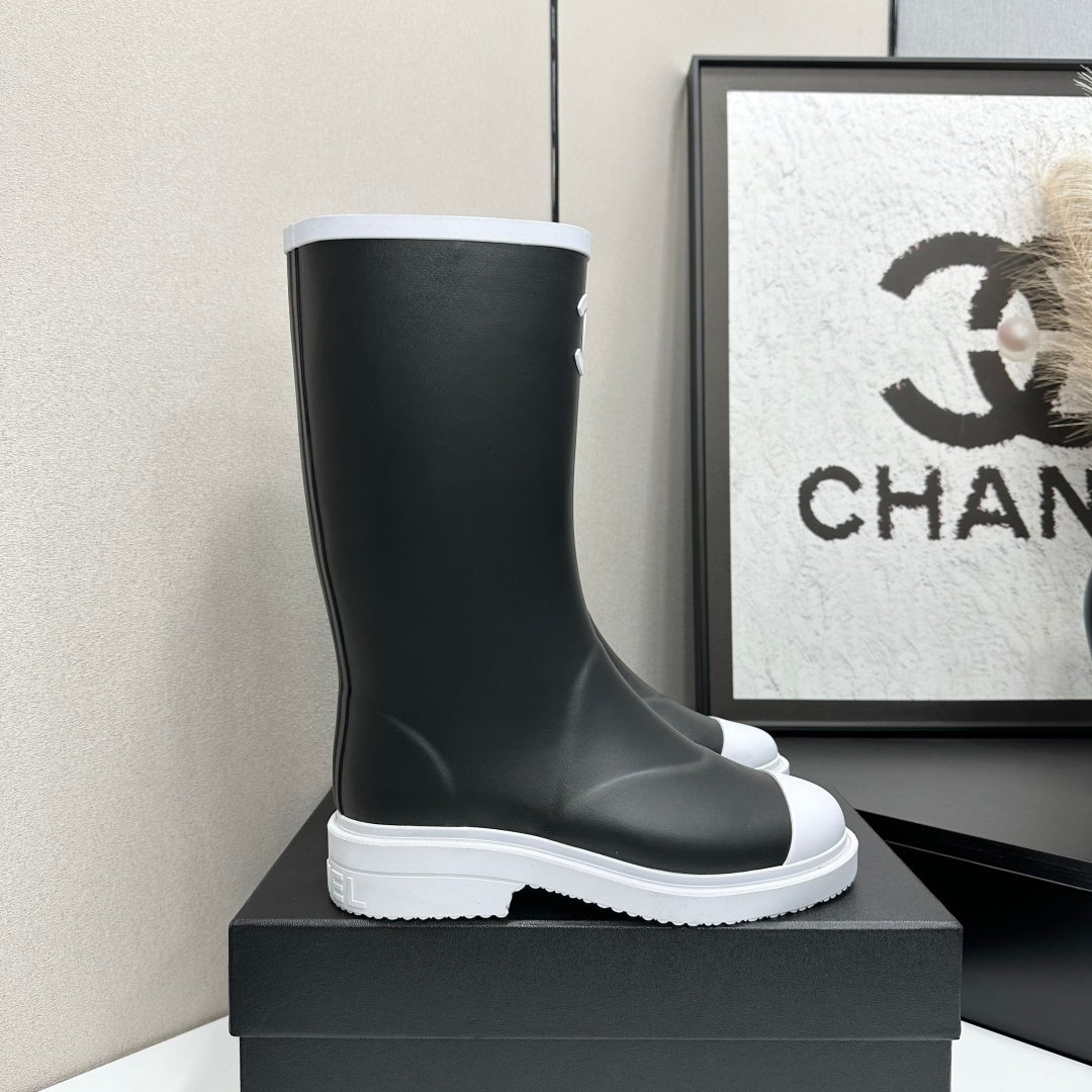 CC 26s Rain Boots Black Rubber 927136