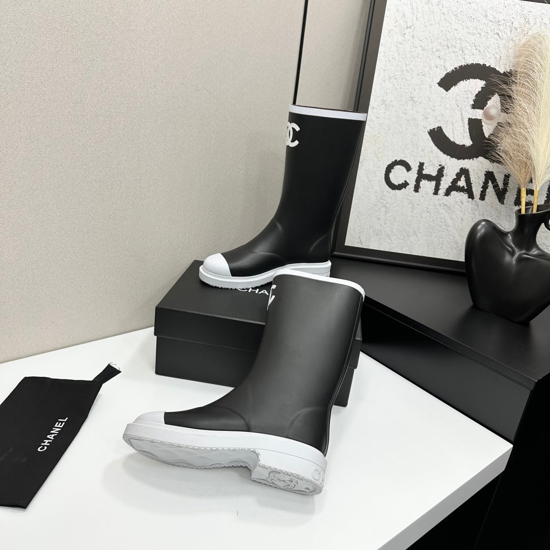 CC 26s Rain Boots Black Rubber 927136