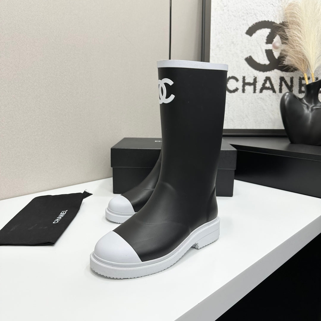 CC 26s Rain Boots Black Rubber 927136