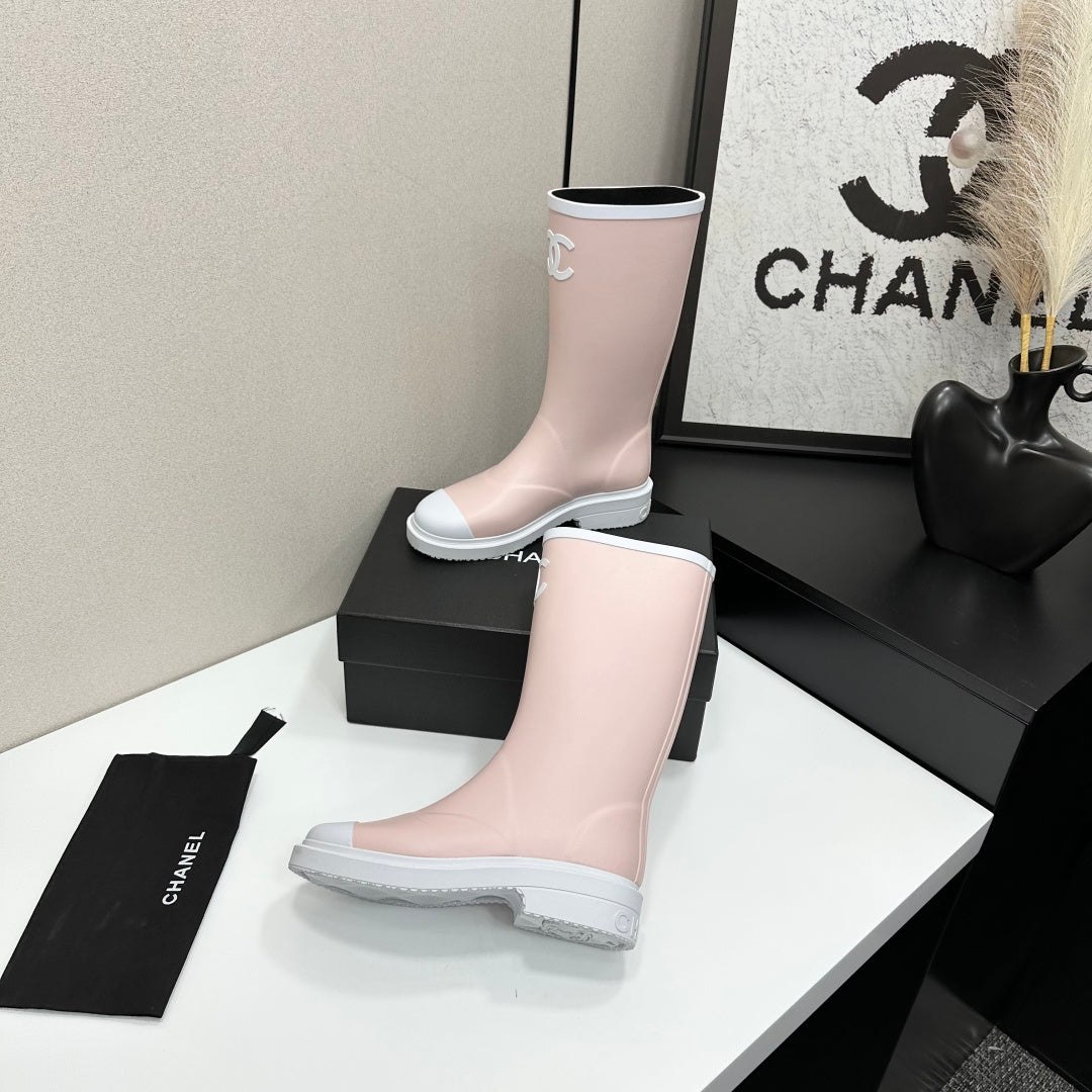 CC 26s Rain Boots Light Pink Rubber 927137