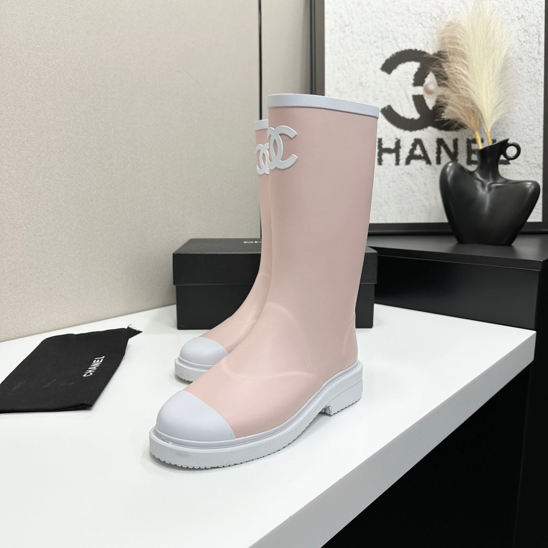 CC 26s Rain Boots Light Pink Rubber 927137