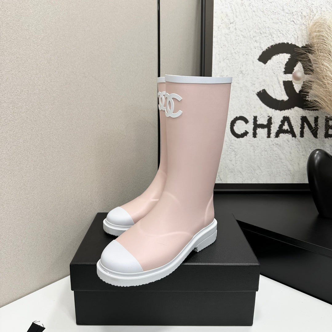 CC 26s Rain Boots Light Pink Rubber 927137