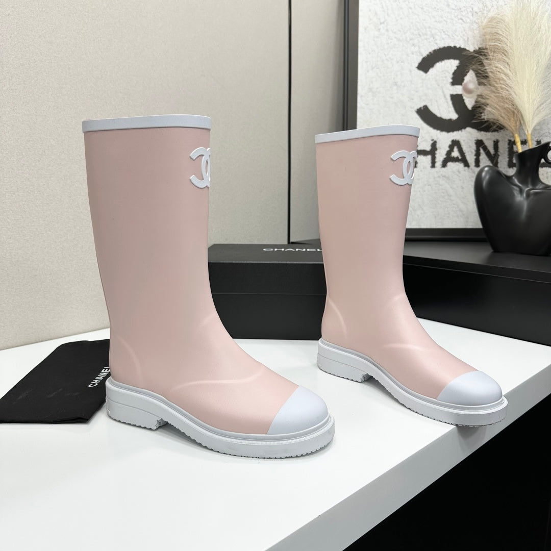 CC 26s Rain Boots Light Pink Rubber 927137