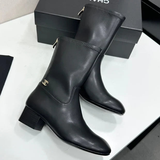 Chanel 2026 Short Boots 35mm Suede Leather 985644