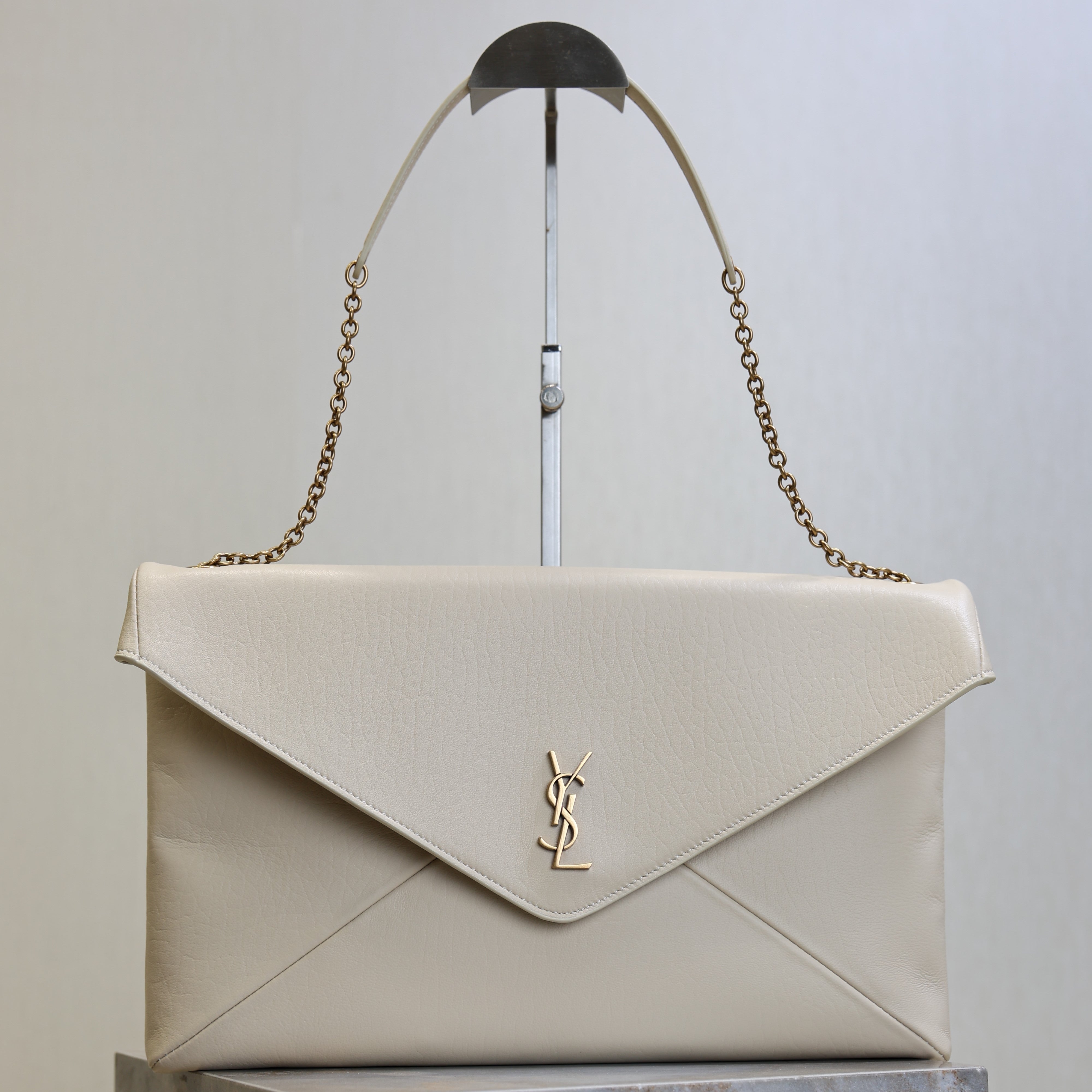 Prada Cassandre XXL Bag 35cm White Lambskin Light GHW