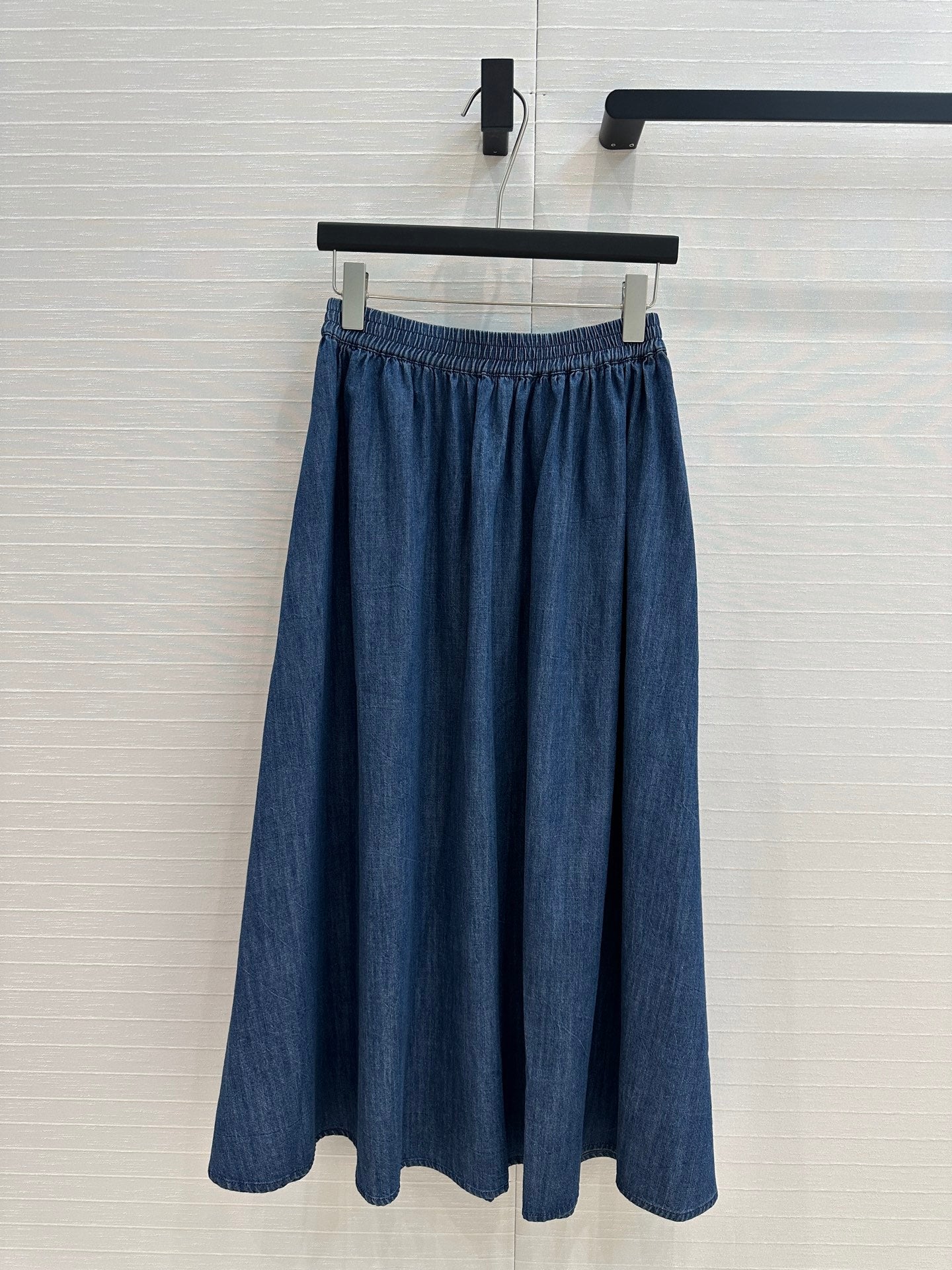 CD 25 Mid-length Skirt Blue Cotton