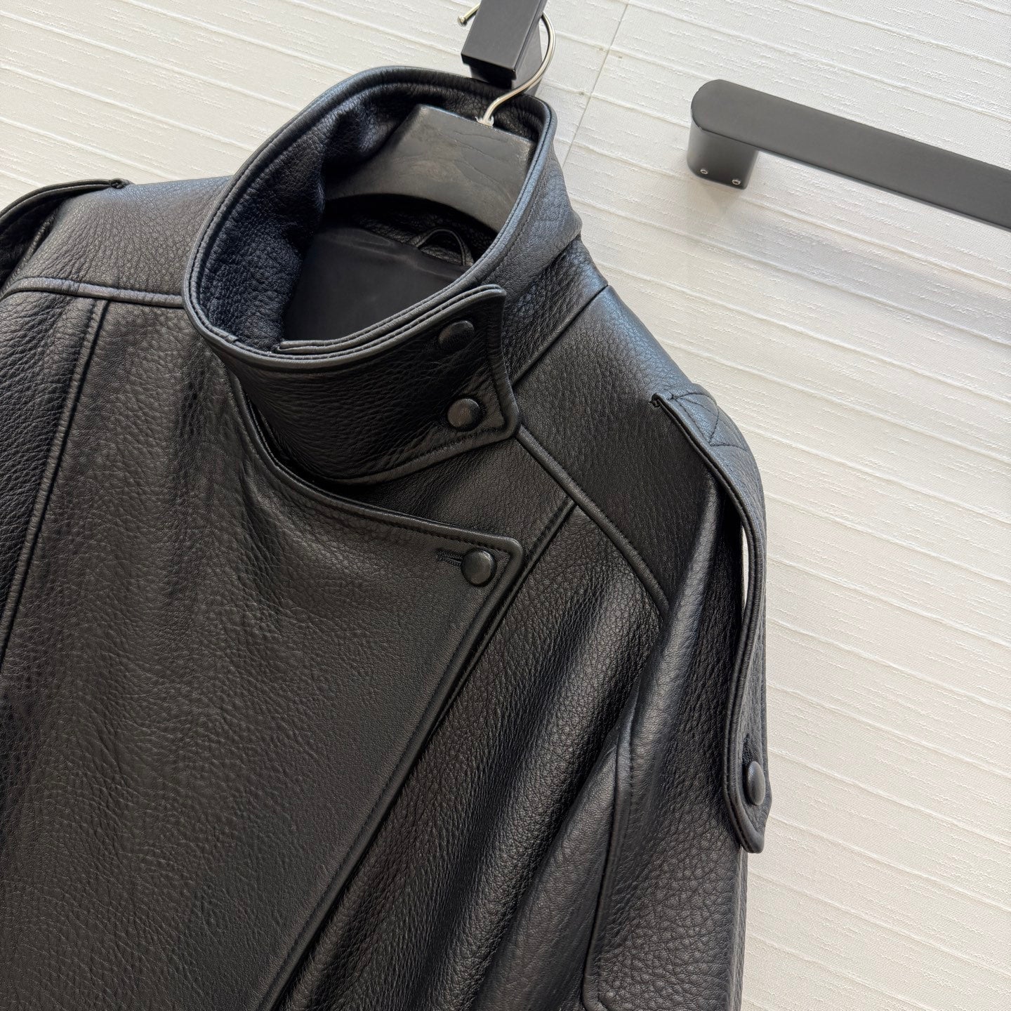 YSL Bomber Jacket Black Lambskin 360978