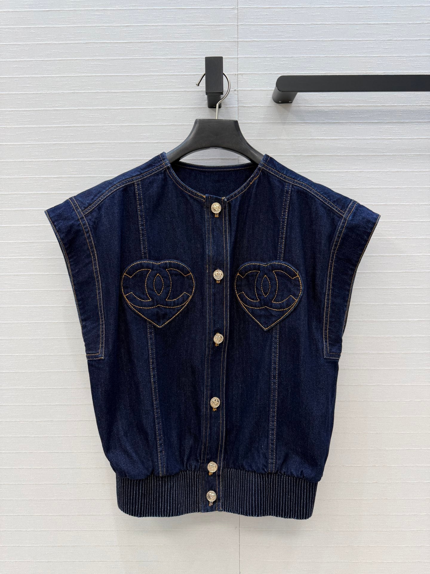 CC 26s Vest Jacket Dark Blue Denim 360879