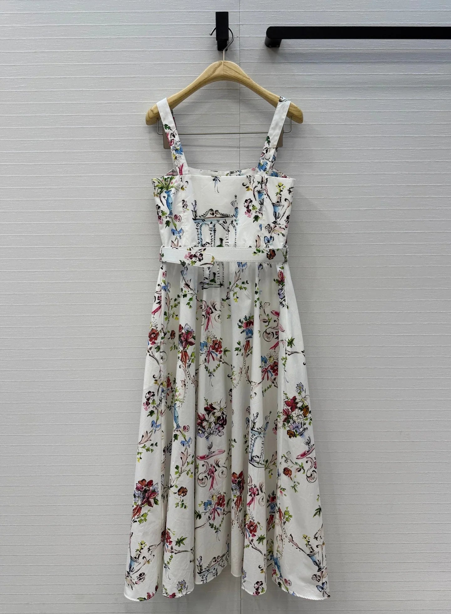 Dior 2026 Print Slip Dress Cotton 401997