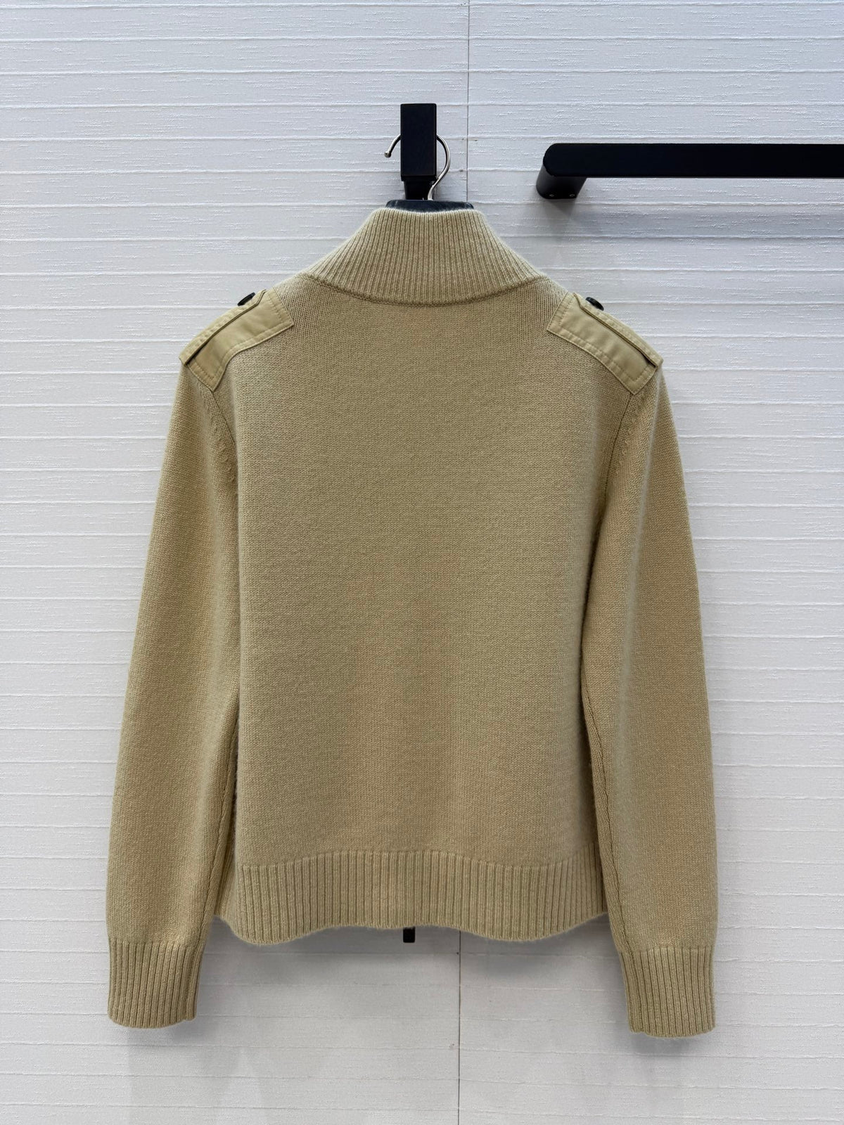 BRR 26s Zip Up Cardigan Beige Cashmere 428567